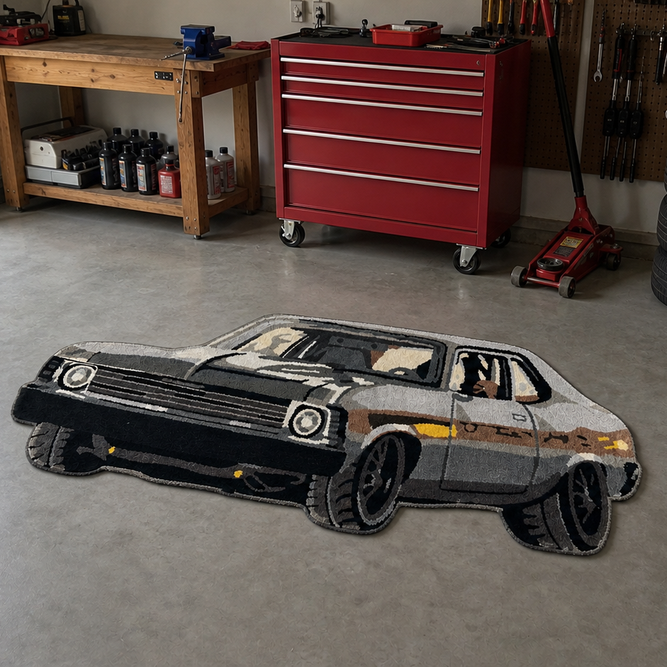 Customer C10 truck rug